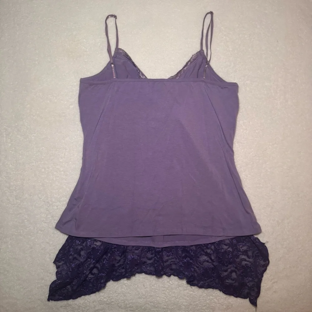 Vintage 00s Purple Lace Fairy Cami Tank Top - Picture 5 of 8